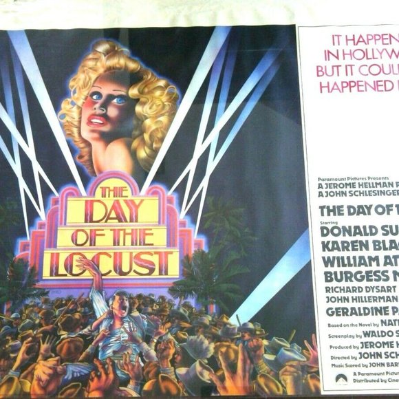 Vintage Movie Poster The Day of the Locust 1975 Original Film Donald Sutherland - Picture 4 of 16